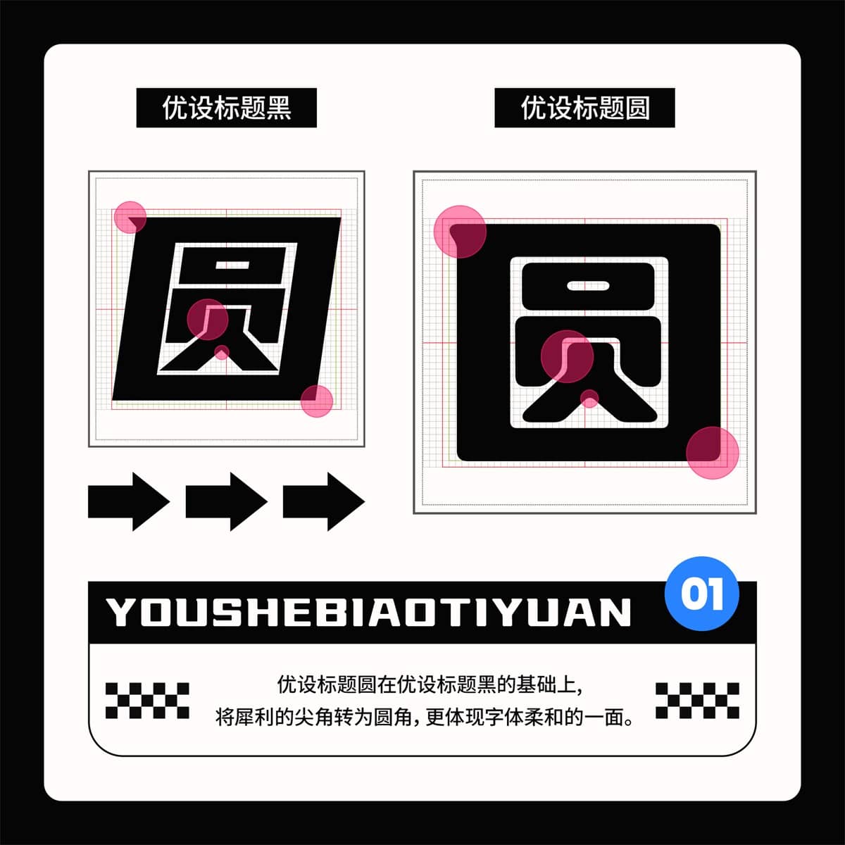 优设标题圆字体下载，免费可商用字体推荐