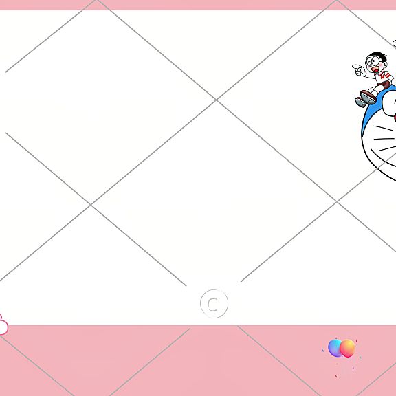 pc端通用可爱风直播间边框4-002