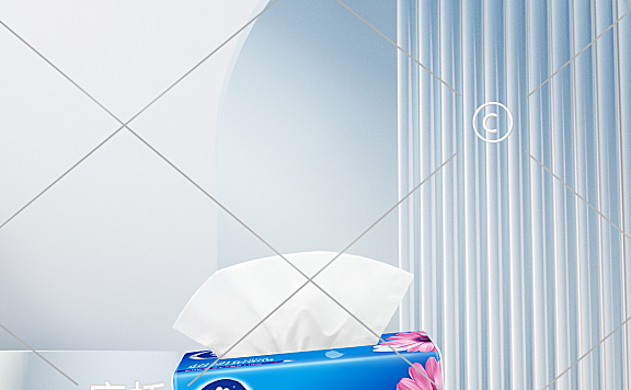 抽纸电商竖版海报3-007