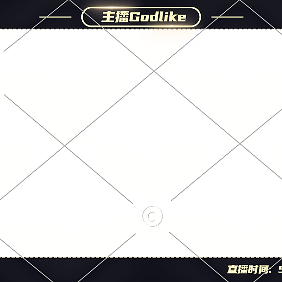 通用平台直播间边框4-005