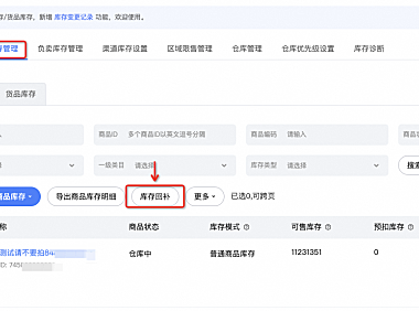 库存回补是什么?