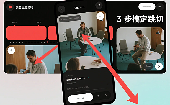 电脑剪映跳切全攻略：从基础操作到高级技巧，3 步剪出电影感