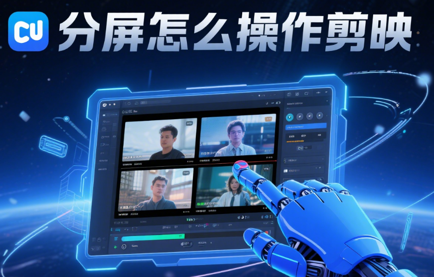 剪映分屏怎么弄?3种基础布局+4种创意玩法,新手也能做出电影感画面
