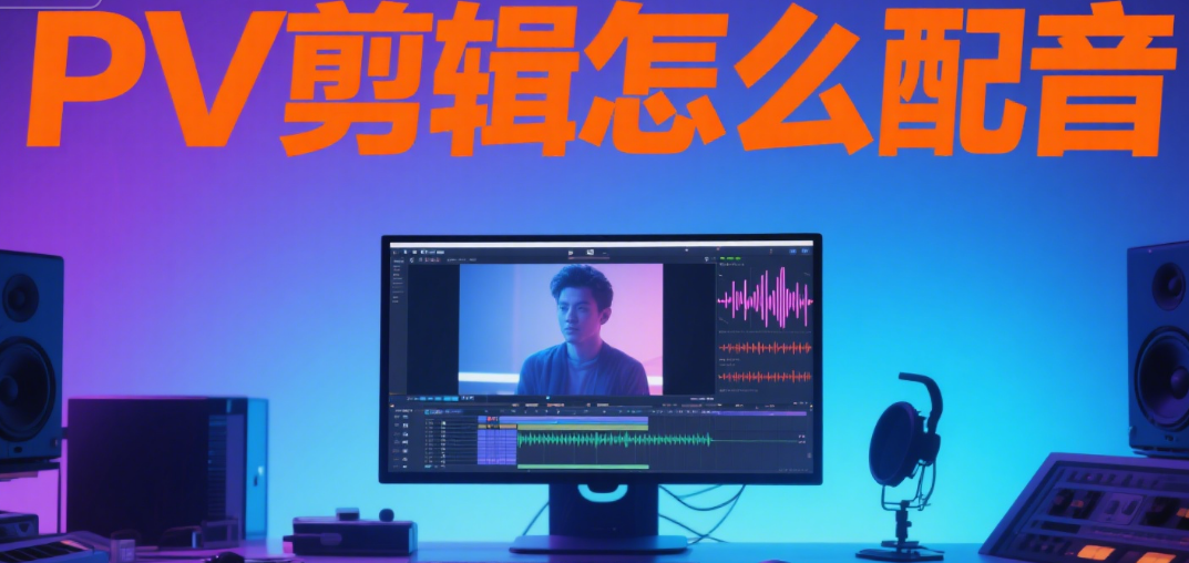 PV 剪辑怎么配音