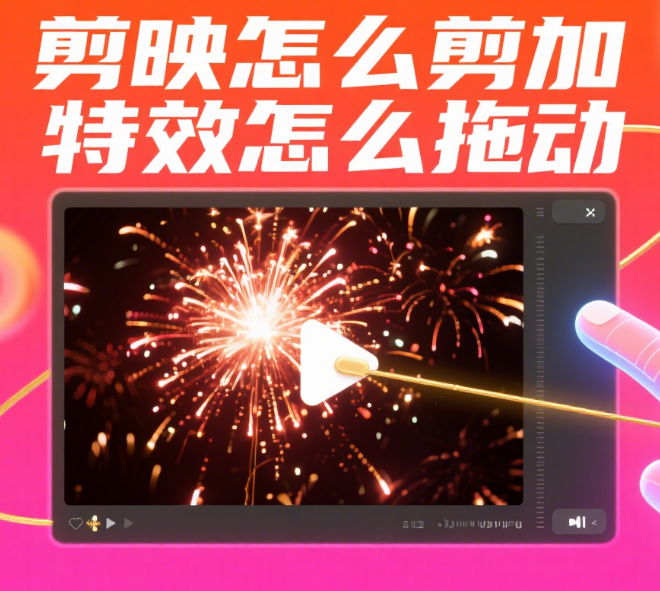 剪映加特效怎么拖动?2 种方法 + 3 类场景,精准控制不跑偏