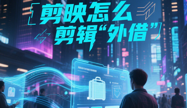 剪映怎么剪辑 “外借” 相关内容?4 步让视频逻辑清晰又吸睛