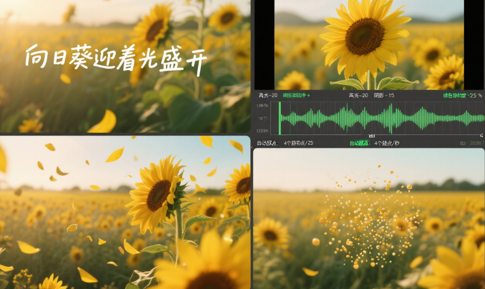剪映怎么剪《向日葵》歌曲?3种风格剪辑公式+4个氛围技巧,画面和旋律超搭
