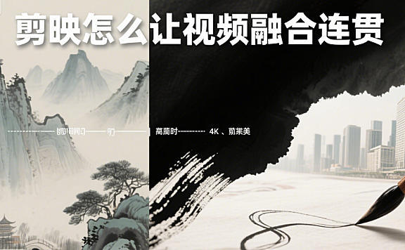 剪映怎么让视频融合连贯？4大衔接逻辑+5个隐形技巧，片段过渡像流水