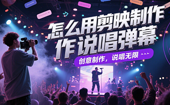 剪映怎么制作说唱弹幕?3 步让文字跟着节奏跳,视频燃爆全场