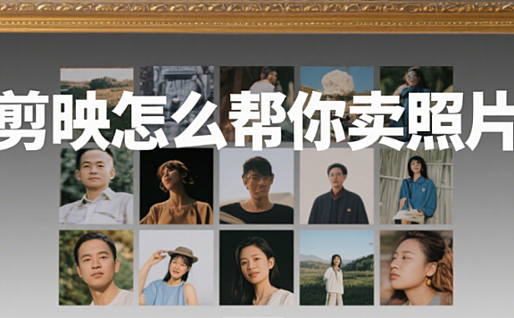 剪映怎么帮你卖照片?4步制作吸睛展示视频+3个成交技巧,提升转化率