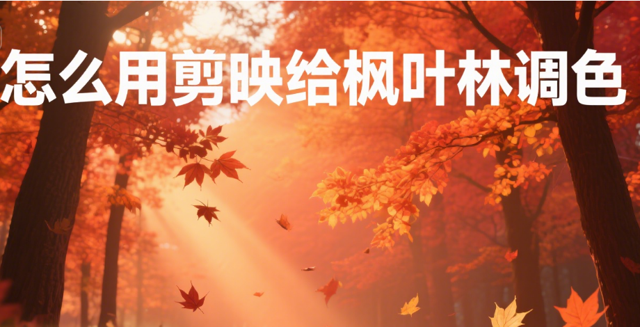 剪映给枫叶林调色:3 类风格参数 + 4 个场景技巧,红得有层次不刺眼