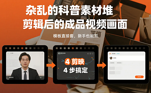 剪映怎么剪科普视频？4 个爆款模板 + 可视化技巧，新手也能让观众看进去