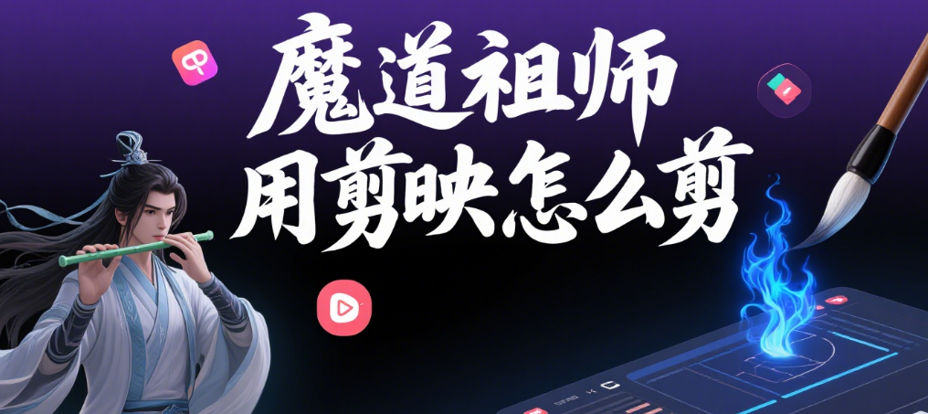 剪映剪《魔道祖师》视频:3 个技巧 + 3 类模板,还原古风氛围感