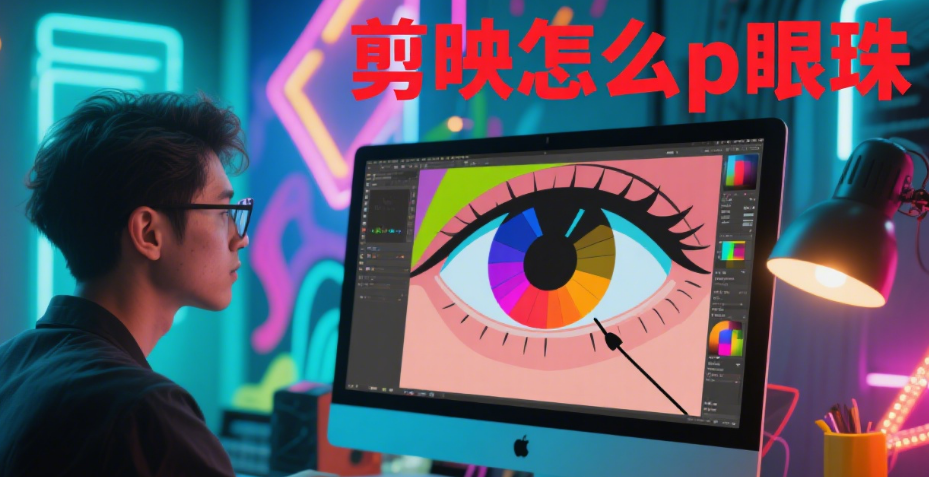 剪映怎么 p 眼珠?3 步搞定变色 / 放大 / 亮眼,人像视频更吸睛