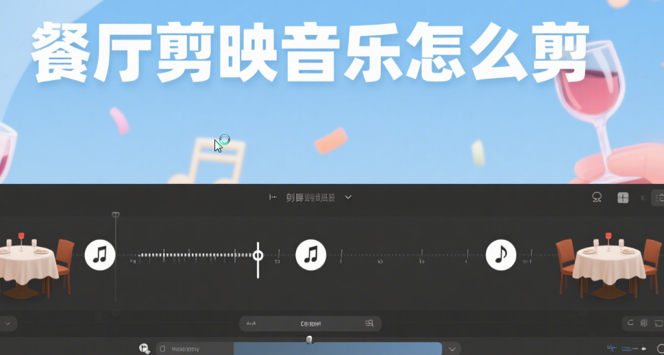 剪映剪餐厅音乐：3 个匹配技巧 + 4 类风格，画面和音乐同频