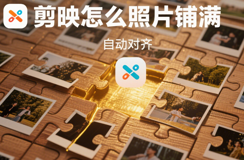 剪映怎么让照片铺满屏幕?3步基础操作+4种比例适配技巧,不留黑边不变形