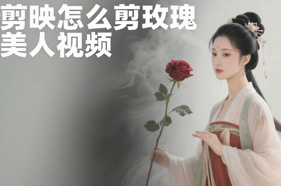 剪映剪「玫瑰美人」视频:3 个氛围技巧 + 4 类场景,浪漫感拉满