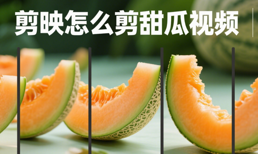 剪映怎么剪甜瓜视频