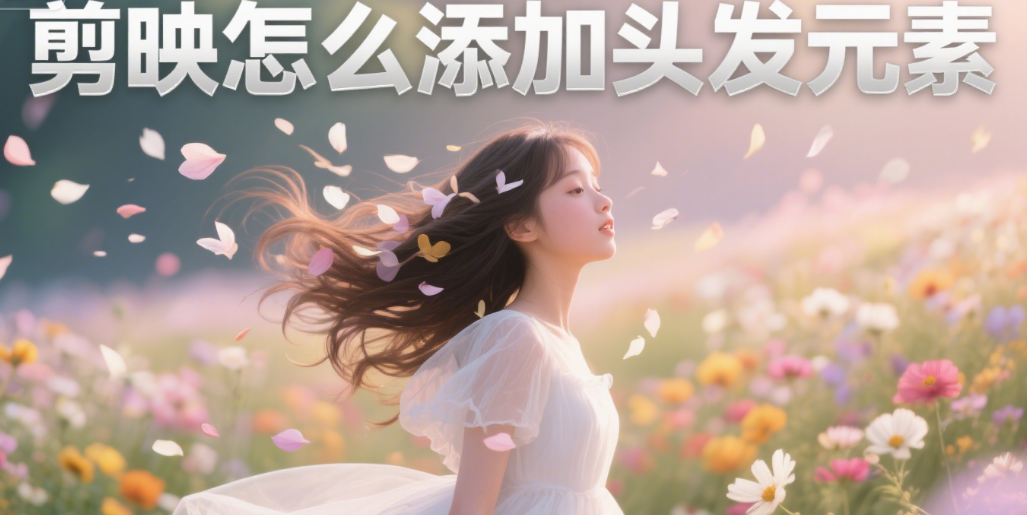 剪映怎么添加头发元素?3 种方法让人物造型更出彩