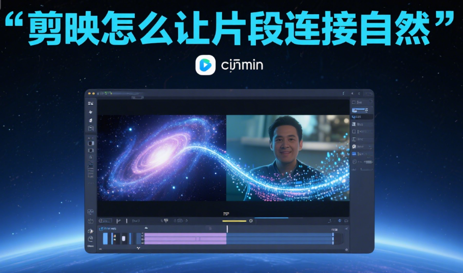 剪映怎么让片段连接自然?4 个技巧告别生硬跳转