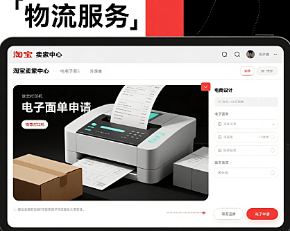 淘宝店铺电子面单申请全攻略,轻松发货不是梦!