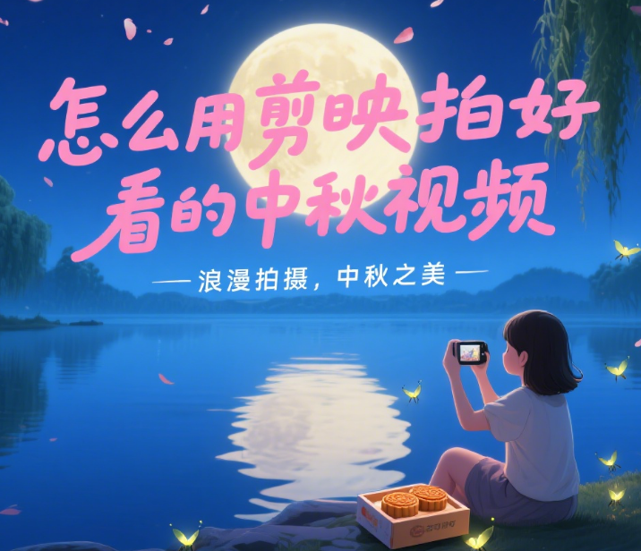剪映怎么剪中秋视频?3 类场景 + 5 个氛围技巧,秒变节日大片