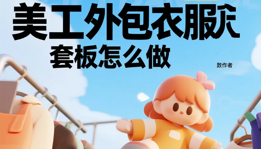 美工外包衣服套板怎么做?3步高效出图+5个避坑点,效率提升60%