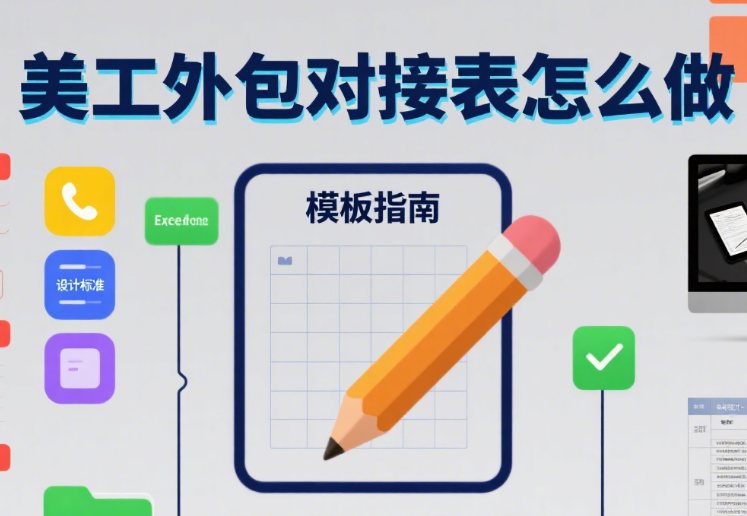 美工外包对接表怎么做?6 大模块 + 3 类模板,让沟通效率提升 80%