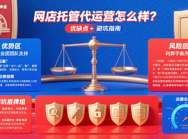 网店托管代运营怎么样?优缺点 + 避坑指南
