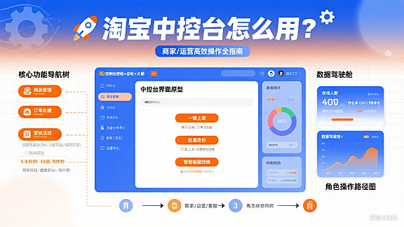 淘宝中控台怎么用？商家 / 运营高效操作全指南