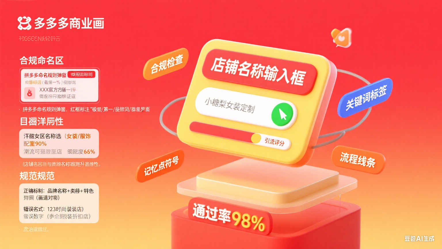 拼多多店铺名称怎么取?合规命名 + 引流优化全攻略