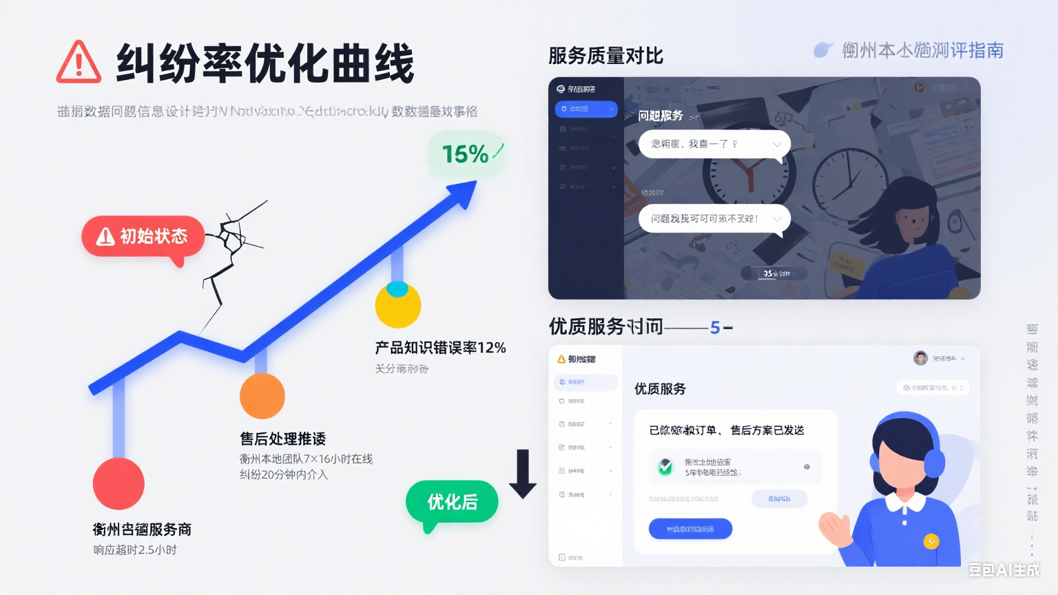 试了 5 家衡州网店托管客服,纠纷率从 17% 到 5%:指南