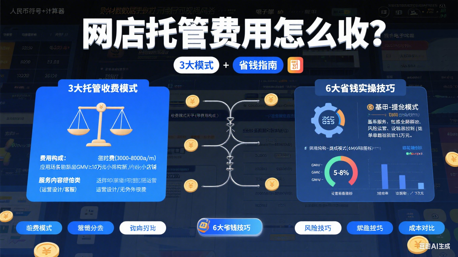 网店托管费用怎么收?3 大模式 + 省钱指南
