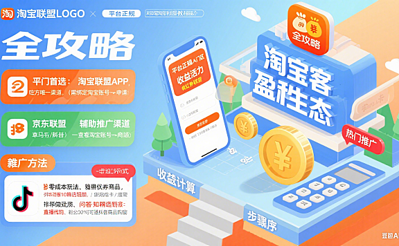 淘宝客推广能赚钱吗？普通人入门 + 商家合作全攻略