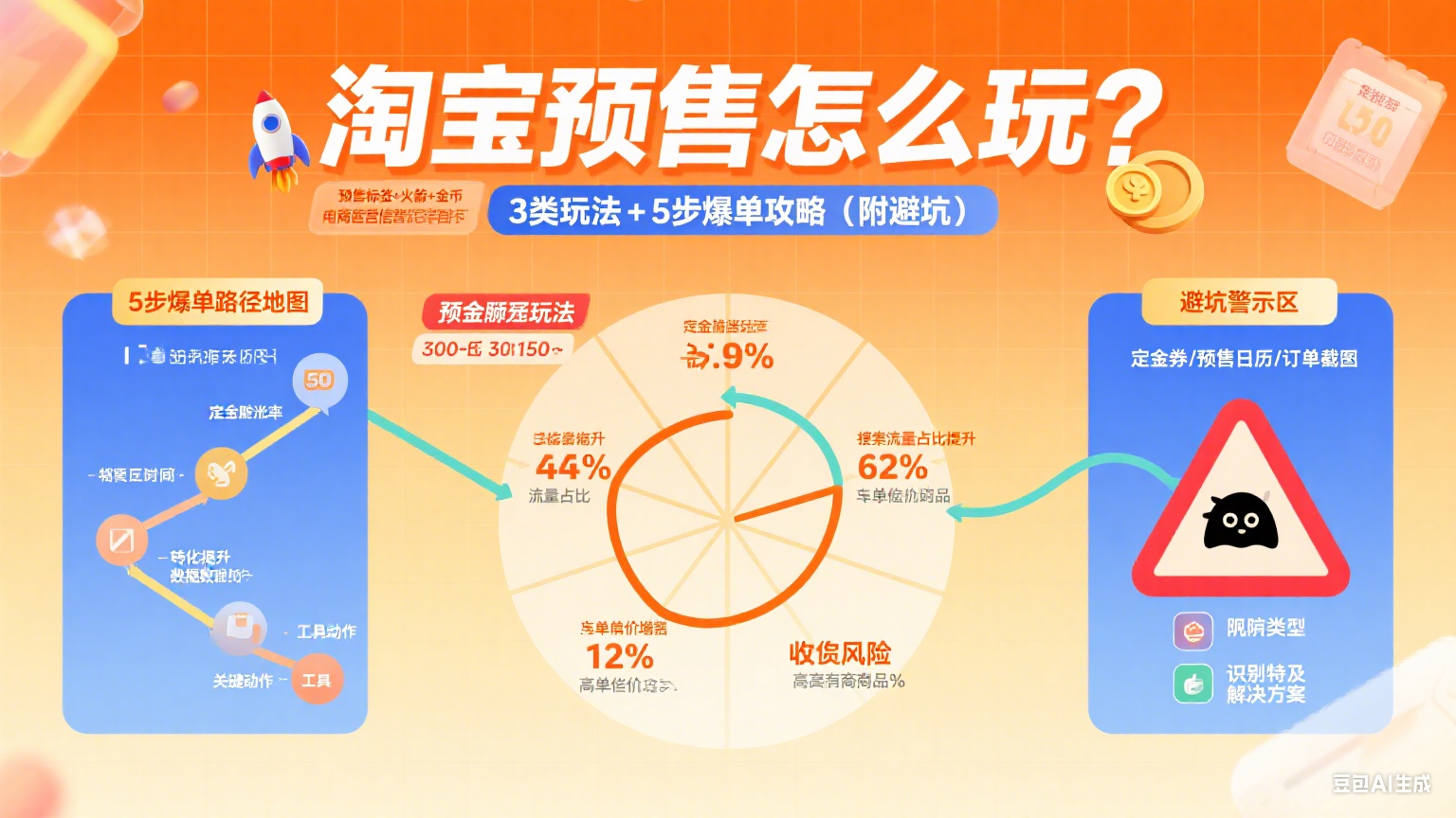 淘宝预售怎么玩?3 类玩法 + 5 步爆单攻略(附避坑)