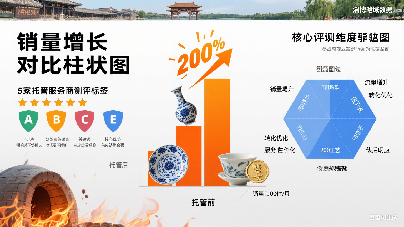 试了 5 家淄博淘宝网店托管,陶瓷销量翻 2 倍:测评