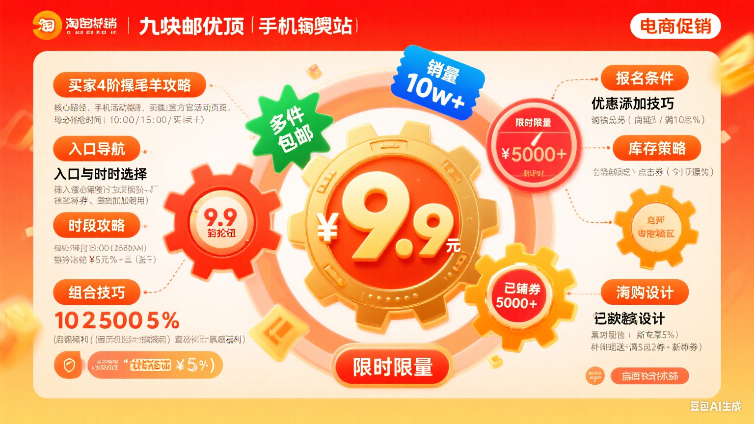 九块邮优站怎么玩?买家薅羊毛 + 卖家引流指南