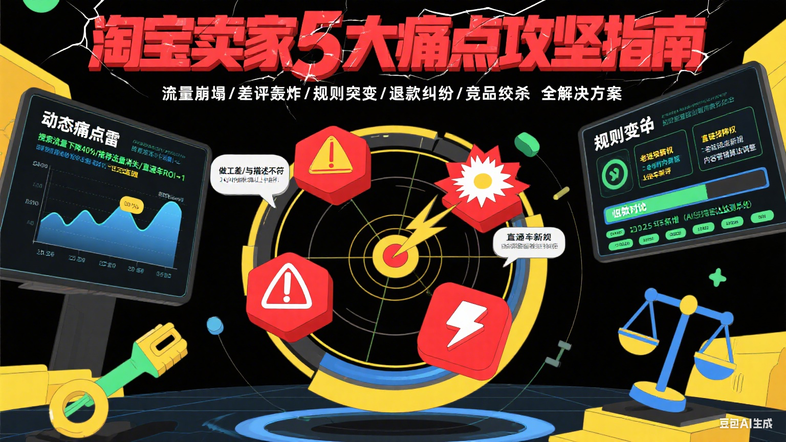 淘宝卖家最怕什么?5 大核心痛点 + 应对攻略