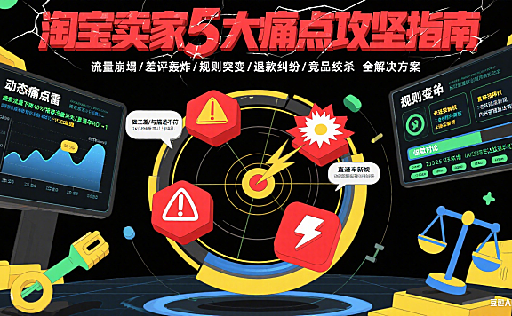 淘宝卖家最怕什么?5 大核心痛点 + 应对攻略