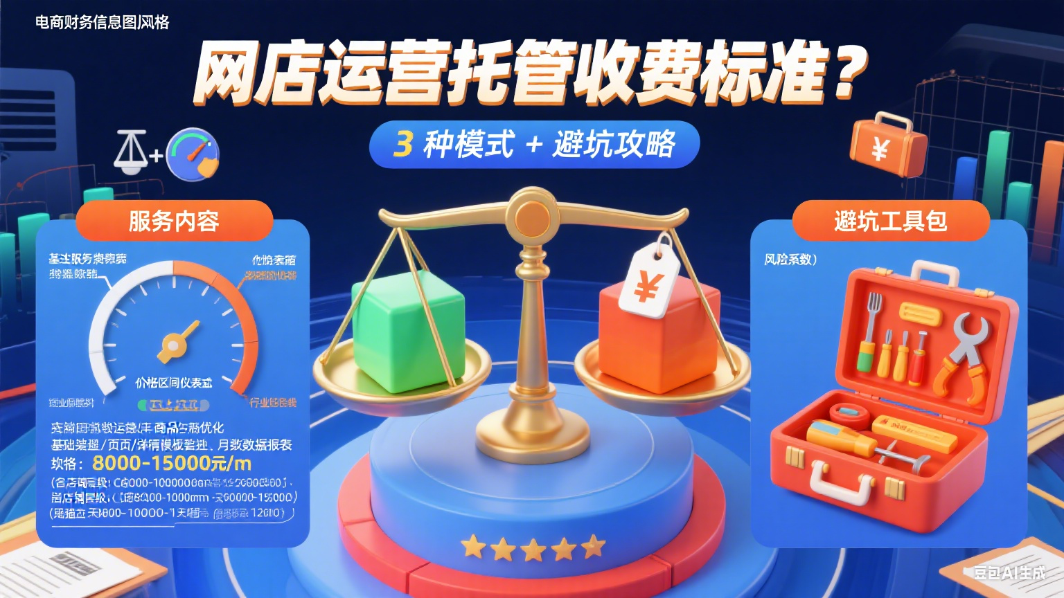 网店运营托管收费标准?3 种模式 + 避坑攻略
