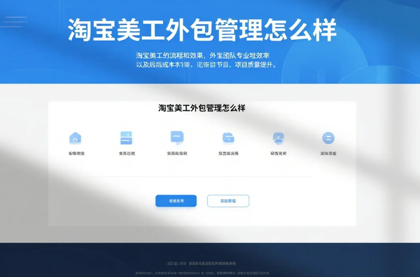 淘宝美工外包管理怎么样?4步控进度+3类工具,改稿率降60%