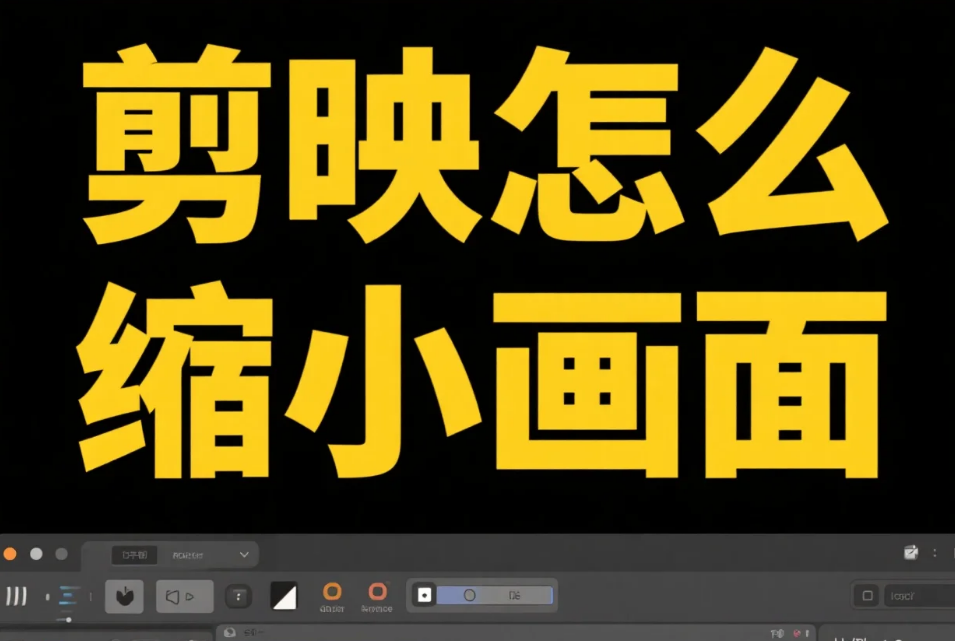 剪映怎么缩小画面?3步精准缩放+4个避坑技巧,新手不变形不糊边
