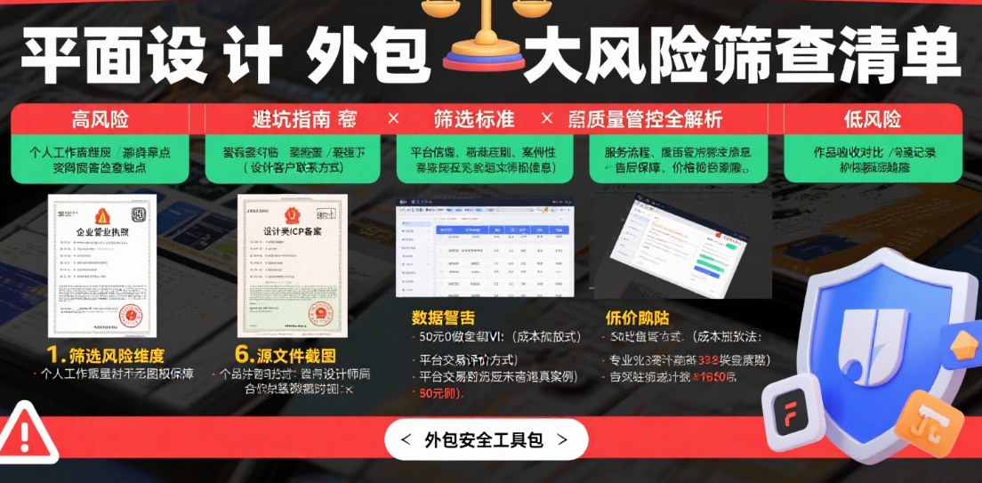 平面设计美工外包靠谱吗?3类服务拆解+5步避坑,附性价比指南