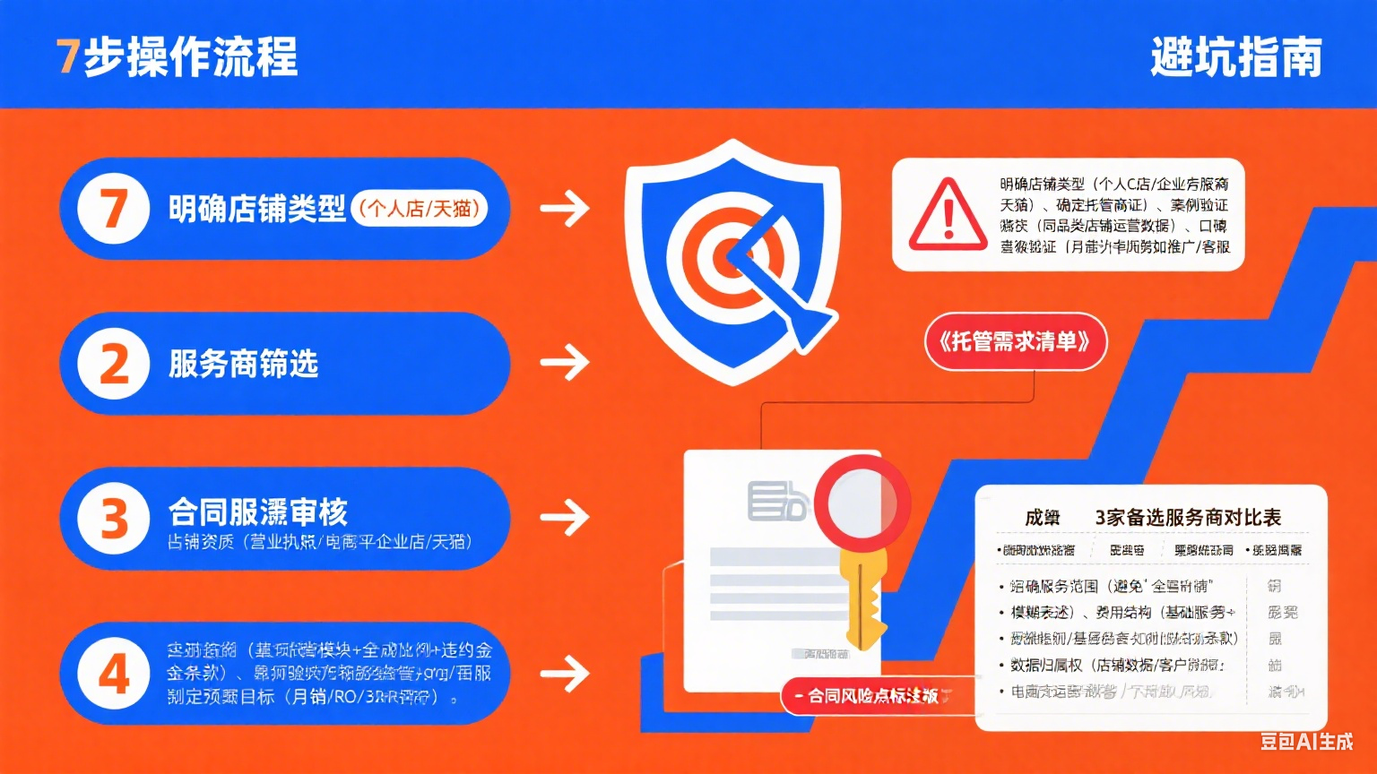 开网店托管怎么操作?7 步流程 + 避坑指南