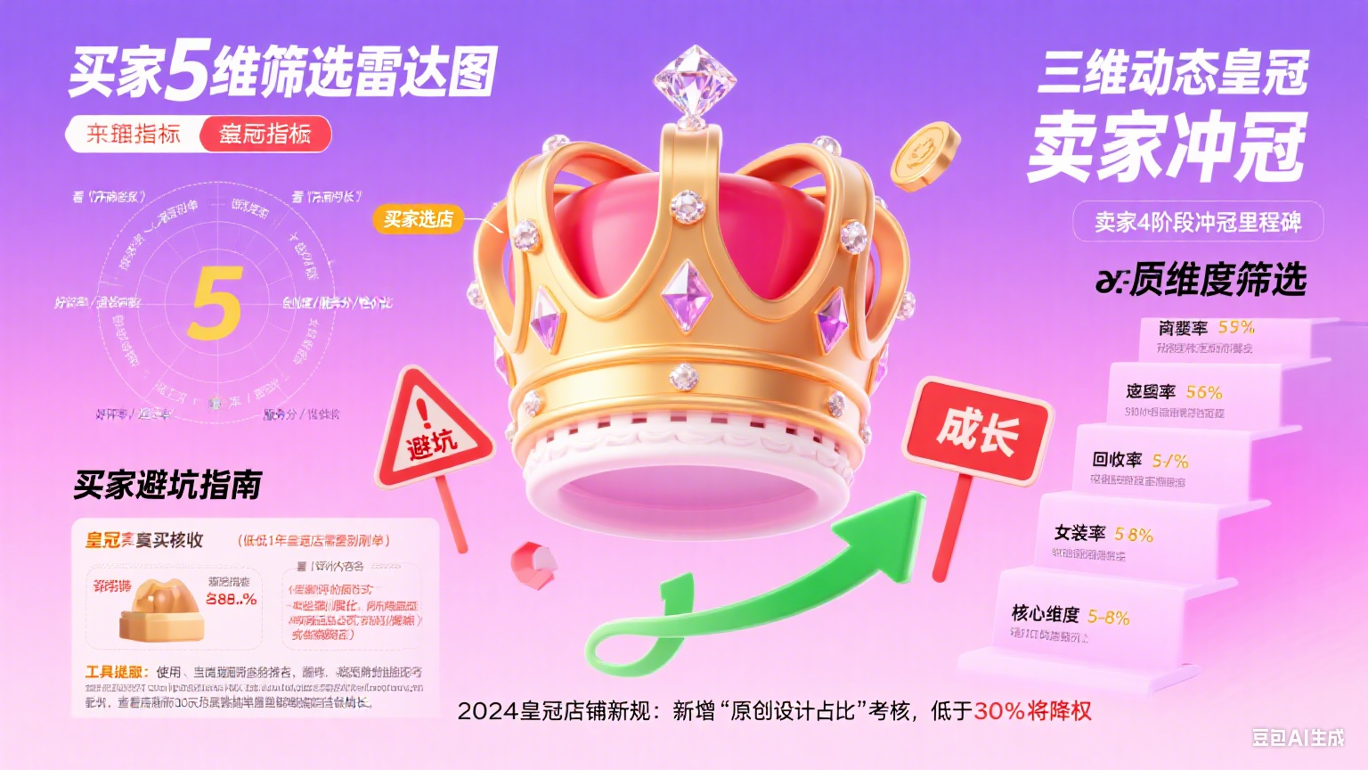 淘宝女装皇冠店怎么选?买家避坑 + 卖家冲冠攻略