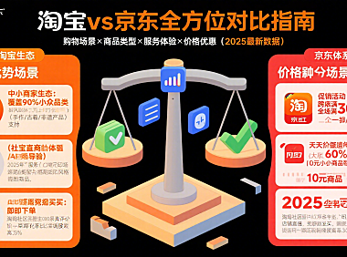 淘宝和京东哪个好？从购物场景出发的全方位对比指南