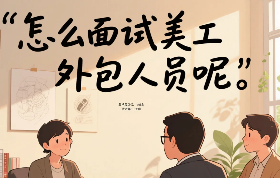 怎么面试美工外包人员?3步识人法+5个试错技巧,招到能干活的人