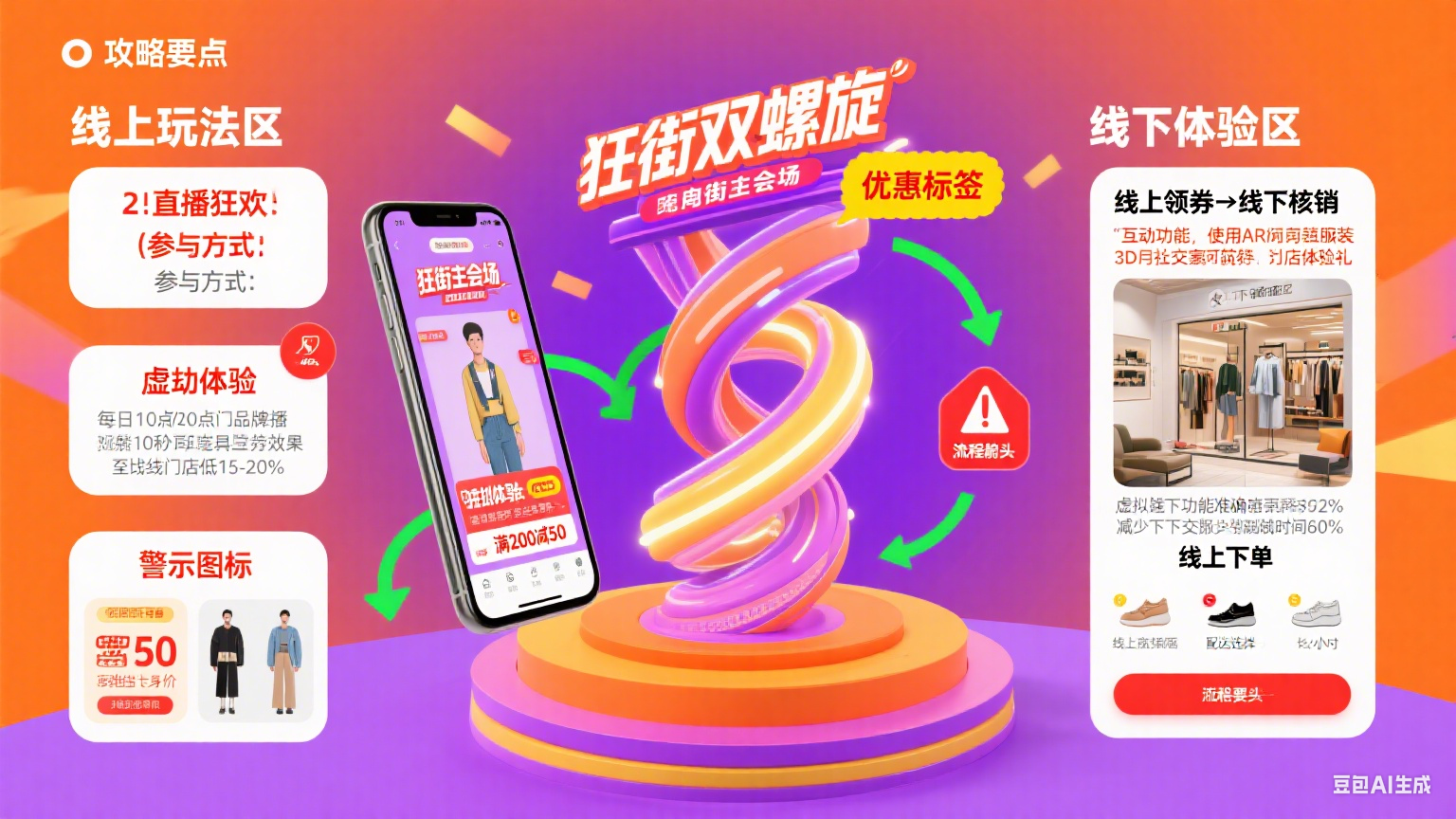 电商里的 “狂街” 怎么玩?线上线下联动攻略 + 避坑指南