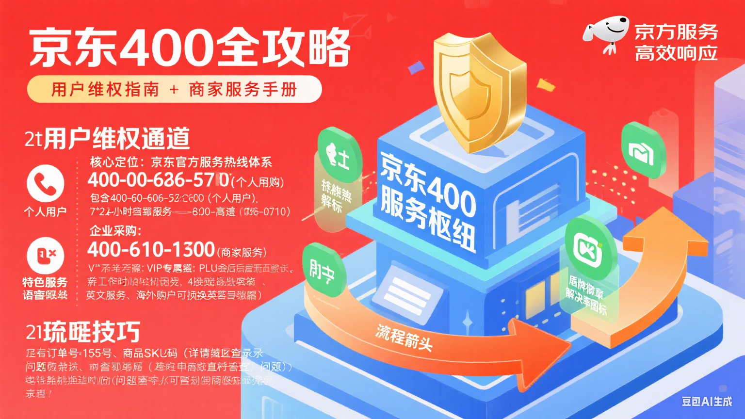 京东 400 是什么?用户维权 + 商家服务全攻略