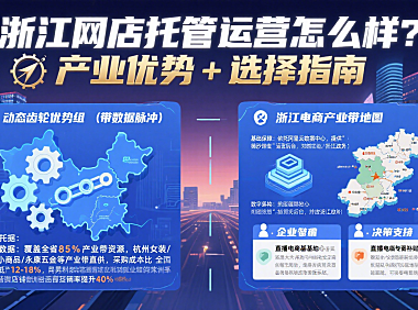 浙江网店托管运营怎么样?产业优势 + 选择指南